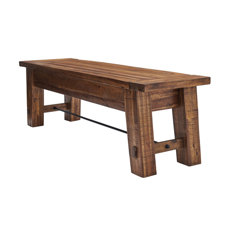 Alaterre Furniture Durango 60"L Wood Entryway/Dining Bench ANDU0474
